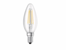 Žárovka STANDART, LED, B35, 4,3W, E14, 2700K, 470lm, transparentní