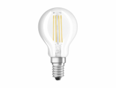 Žárovka STANDART, LED, P45, 4,3W, E14, 2700K, 470lm, transparentní