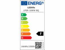 IMONTUOJAMAS ŠVIESTUVAS LPSR-16WW BQ 16W 3000K LED IP44