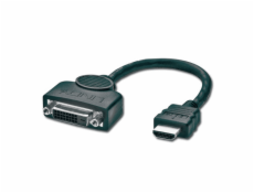 Lindy HDMI - DVI-D AV adaptér čierny (41227)