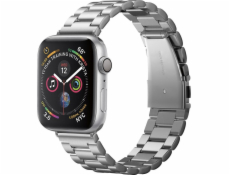 Spigen MODERN FIT BAND APPLE HODINKY 1/2/3/4 (42/44MM) STRIEBORNÉ univerzálne