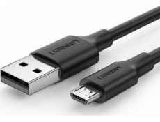 Ugreen USB-A - microUSB USB kábel 1 m čierny (60136)