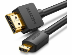 Ugreen HDMI Micro - HDMI kábel 3m čierny (30104)