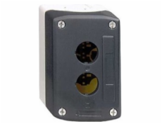 Schneider Electric kazetové púzdro s 2 otvormi 22 mm sivé IP65 - XALD02