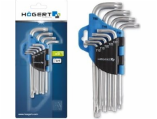 Högert Technik Torx kľúče sada 9 ks HOGERT HT1W814