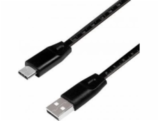 LogiLink USB-A - USB-C kábel USB 1 m čierny (CU0157)