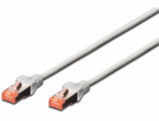 Digitus Patchcord CAT6, S-FTP, 0,25 m, sivý, 10 kusov (DK-1644-0025-10)