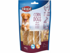 Trixie PREMIO Corn Dogs pochúťka (kačacia a surová koža), 100g