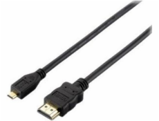  HDMI Micro - HDMI kábel 2m čierny (119308)