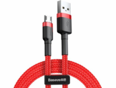 Baseus USB-A - microUSB USB kábel 1 m Červený a čierny (CAMKLF-B09)