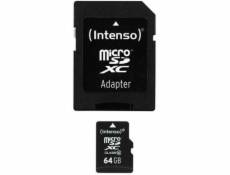 Karta Intenso MicroSDXC 64 GB Class 10 (3413490)