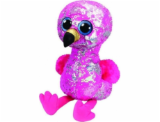 TY TY BOOS Flipables PINKY - flitrový plameniak 42cm 36763 TY