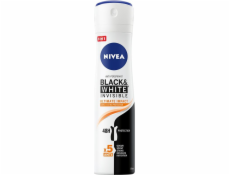 Nivea Nivea Dezodorant BLACK&WHITE INVISIBLE Ultimate Impact 5v1 sprej 150ml