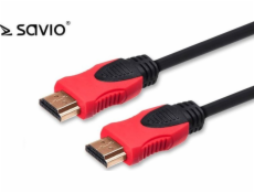 Savio HDMI - HDMI kábel 7,5 m červený (SAVIO CL-140)