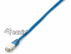 Equip Patchcord Cat6a, S/FTP, 10m, modrý (605636)