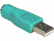 Akyga USB - PS/2 USB adaptér Zelený (AK-AD-14)