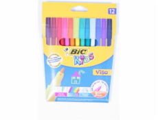 Bic PENS 12 COL UMÝVATEĽNÉ BC KID VISA PUD 888695