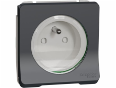 Schneider Electric Mureva Style Zásuvkový mechanizmus 2P+PE bezzávitovej koncovky antracit IP55 MUR36133