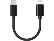 FiiO USB-C - Lightning USB kábel 0,1 m čierny