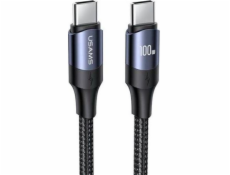 Usams USB-C – USB-C USB kábel 3 m čierny (6958444973357)