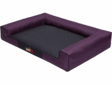 Hobbydog Bed Victoria - Burgundsko s čiernym XXL matracom