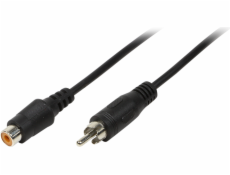 LogiLink RCA (Cinch) - RCA (Cinch) kábel 5m čierny (CA1032)