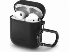 Ochranné púzdro Spigen Silicone Fit pre AirPods 1/2 čierne