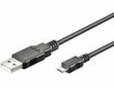 USB MicroConnect USB-A - microUSB kábel 5 m čierny (USBABMICRO5)