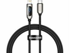 Baseus USB-C – Lightning USB kábel 1 m čierny (BSU2998BLK)