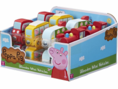 Tm Toys Peppa Pig - Drevená zmes mini autíčok