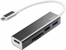 LogiLink USB HUB 1x SD 1x TF + 3x USB-A 3.0 (UA0305)