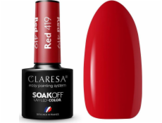 Claresa Claresa Soak Off UV/LED Red hybridný lak 419 5g