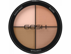 Gosh GOSH_Highlight Blush Contour 4v1 paletka na kontúrovanie 001 Light 15g