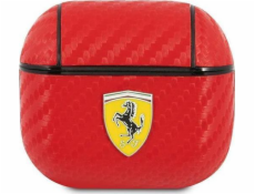 Kryt Ferrari Ferrari FESA3CARE AirPods 3 červený/červený On Track PU Carbon () - FER000515