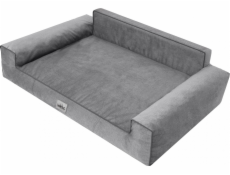 Hobbydog Bed Glamour New, šedá efektná, veľkosť XL