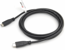  kábel USB-C – USB-C USB 3 m čierny (128888)