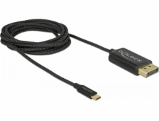 Delock USB kábel USB-C - DisplayPort 2 m čierny (83710)