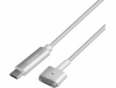 LogiLink USB-C – MagSafe 2 USB kábel 1,8 m strieborný (PA0226)