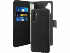 Puro PURO peňaženkové odnímateľné puzdro 2v1 pre Samsung Galaxy A13 5G (čierne)
