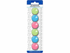 Starpak Magnet Colorful Pastel 30mm Balenie po 6 (24/144 - 30MM PASTE)