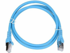 ExtraLink Patchcord CAT.6A, S/FTP, 1m, modrý (EX.6556)