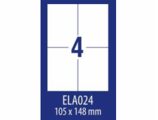 Avery Zweckform LABEL ZF ECONOMY 105X148MM 024 100ARK LABEL E100 ELA024 - ELA024