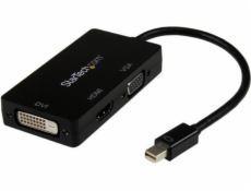 StarTech DisplayPort Mini AV adaptér - HDMI - D-Sub (VGA) - DVI-D čierny (MDP2VGDVHD)