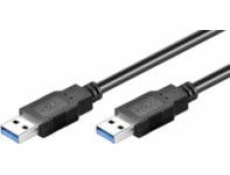 MicroConnect USB kábel USB-A - USB-A 2 m čierny (USB3.0AA2B)