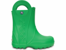 Topánočky do dažďa Crocs Crocs™ guminiai batai vaikams Handle It, trávovo zelená