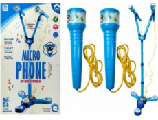 Mikrofóny Lean Sport Karaoke Set Blue Stand