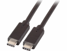 EFB USB kábel USB-C – USB-C 0,5 m čierny (K5283-5ASW.0.5)