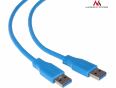 Maclean USB-A USB kábel – 3 m modrý (MCTV-583)