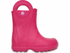 Topánočky do dažďa Crocs Crocs guminiai batai vaikams Handle It, Candy Pink