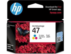 HP atrament HP originálny atrament / atrament 6ZD61AE, HP 47, trojfarebný, HP DeskJet Ink Advantage 4800, 4828